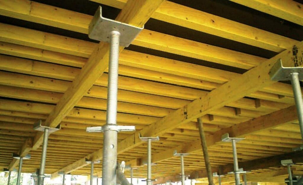 LVL timber formwork